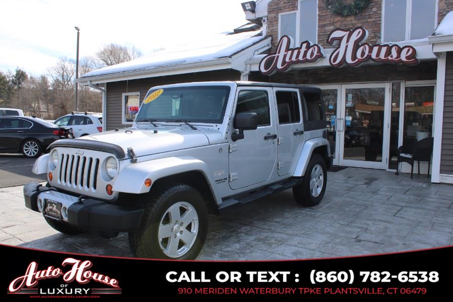 2012 Jeep Wrangler Unlimited 4WD 4dr Sahara, available for sale in Plantsville, Connecticut | Auto House of Luxury. Plantsville, Connecticut