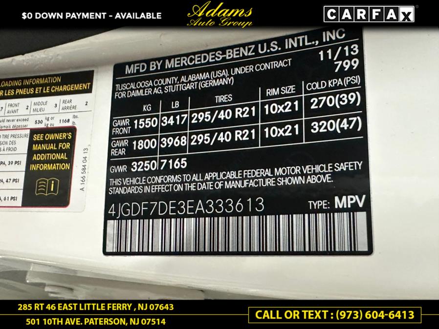 2014 Mercedes-Benz GL-Class 4MATIC 4dr GL550, available for sale in Paterson, New Jersey | Adams Auto Group. Paterson, New Jersey 2014 Mercedes-Benz GL-Class 4MATIC 4dr GL550, available for sale in Paterson, New Jersey | Adams Auto Group. Paterson, New Jersey