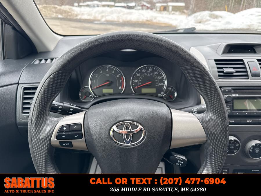 2012 Toyota Corolla 4dr Sdn Auto S (Natl), available for sale in Sabattus, Maine | Sabattus Auto and Truck Sales Inc. Sabattus, Maine 2012 Toyota Corolla 4dr Sdn Auto S (Natl), available for sale in Sabattus, Maine | Sabattus Auto and Truck Sales Inc. Sabattus, Maine