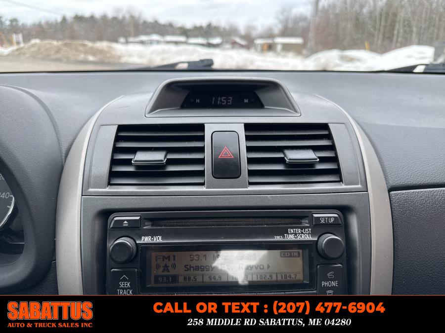 2012 Toyota Corolla 4dr Sdn Auto S (Natl), available for sale in Sabattus, Maine | Sabattus Auto and Truck Sales Inc. Sabattus, Maine 2012 Toyota Corolla 4dr Sdn Auto S (Natl), available for sale in Sabattus, Maine | Sabattus Auto and Truck Sales Inc. Sabattus, Maine