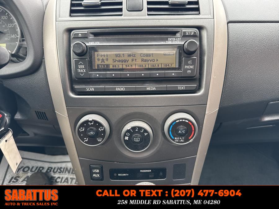 2012 Toyota Corolla 4dr Sdn Auto S (Natl), available for sale in Sabattus, Maine | Sabattus Auto and Truck Sales Inc. Sabattus, Maine 2012 Toyota Corolla 4dr Sdn Auto S (Natl), available for sale in Sabattus, Maine | Sabattus Auto and Truck Sales Inc. Sabattus, Maine