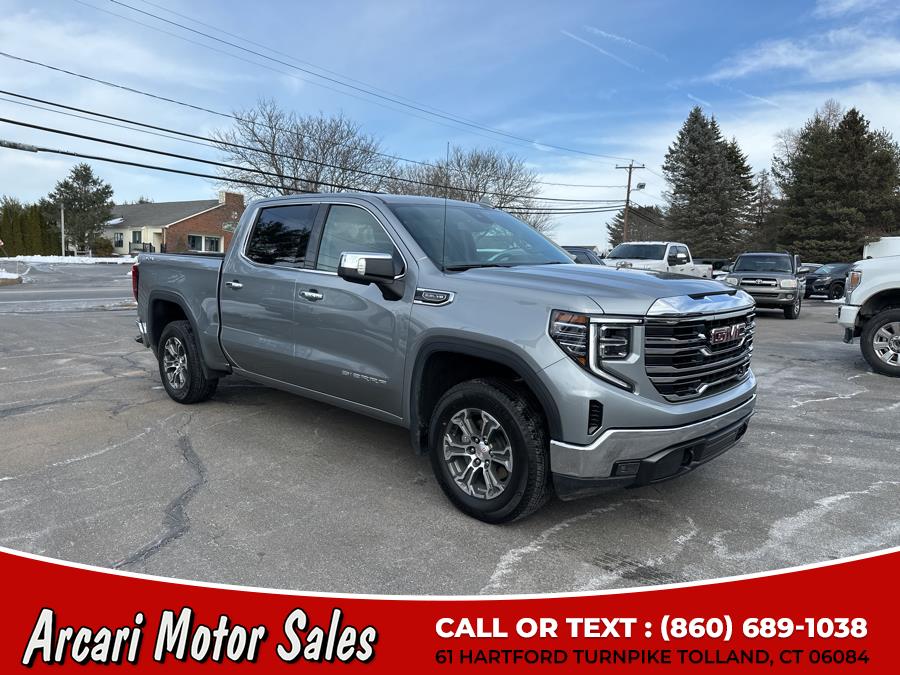 2024 GMC Sierra 1500 4WD Crew Cab 147" SLT, available for sale in Tolland, Connecticut | Arcari Motor Sales. Tolland, Connecticut 2024 GMC Sierra 1500 4WD Crew Cab 147" SLT, available for sale in Tolland, Connecticut | Arcari Motor Sales. Tolland, Connecticut