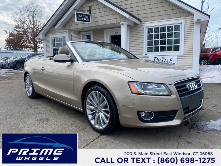 2011 Audi A5 2dr Cabriolet Auto quattro 2.0T Premium Plus, available for sale in East Windsor, Connecticut | Prime Wheels. East Windsor, Connecticut 2011 Audi A5 2dr Cabriolet Auto quattro 2.0T Premium Plus, available for sale in East Windsor, Connecticut | Prime Wheels. East Windsor, Connecticut