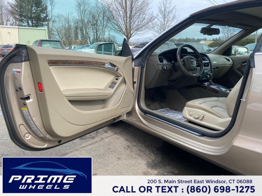 2011 Audi A5 2dr Cabriolet Auto quattro 2.0T Premium Plus, available for sale in East Windsor, Connecticut | Prime Wheels. East Windsor, Connecticut 2011 Audi A5 2dr Cabriolet Auto quattro 2.0T Premium Plus, available for sale in East Windsor, Connecticut | Prime Wheels. East Windsor, Connecticut