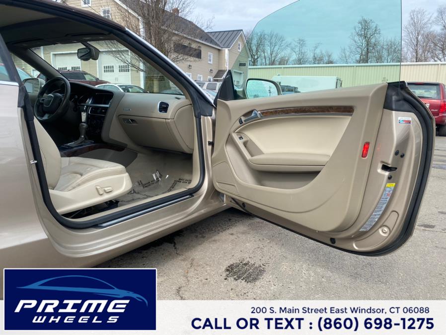 2011 Audi A5 2dr Cabriolet Auto quattro 2.0T Premium Plus, available for sale in East Windsor, Connecticut | Prime Wheels. East Windsor, Connecticut 2011 Audi A5 2dr Cabriolet Auto quattro 2.0T Premium Plus, available for sale in East Windsor, Connecticut | Prime Wheels. East Windsor, Connecticut