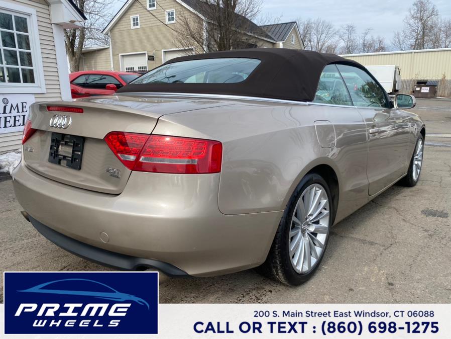 2011 Audi A5 2dr Cabriolet Auto quattro 2.0T Premium Plus, available for sale in East Windsor, Connecticut | Prime Wheels. East Windsor, Connecticut 2011 Audi A5 2dr Cabriolet Auto quattro 2.0T Premium Plus, available for sale in East Windsor, Connecticut | Prime Wheels. East Windsor, Connecticut