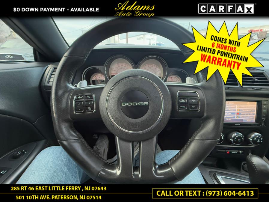 2014 Dodge Challenger 2dr Cpe R/T Plus, available for sale in Paterson, New Jersey | Adams Auto Group. Paterson, New Jersey 2014 Dodge Challenger 2dr Cpe R/T Plus, available for sale in Paterson, New Jersey | Adams Auto Group. Paterson, New Jersey