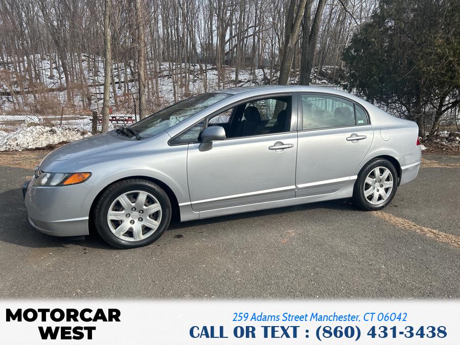 2007 Honda Civic Sdn 4dr AT LX, available for sale in Manchester, Connecticut | Motorcar West. Manchester, Connecticut 2007 Honda Civic Sdn 4dr AT LX, available for sale in Manchester, Connecticut | Motorcar West. Manchester, Connecticut