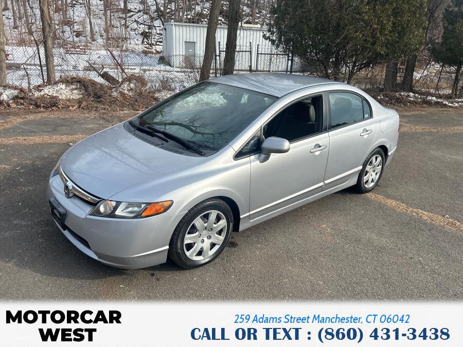 2007 Honda Civic Sdn 4dr AT LX, available for sale in Manchester, Connecticut | Motorcar West. Manchester, Connecticut 2007 Honda Civic Sdn 4dr AT LX, available for sale in Manchester, Connecticut | Motorcar West. Manchester, Connecticut