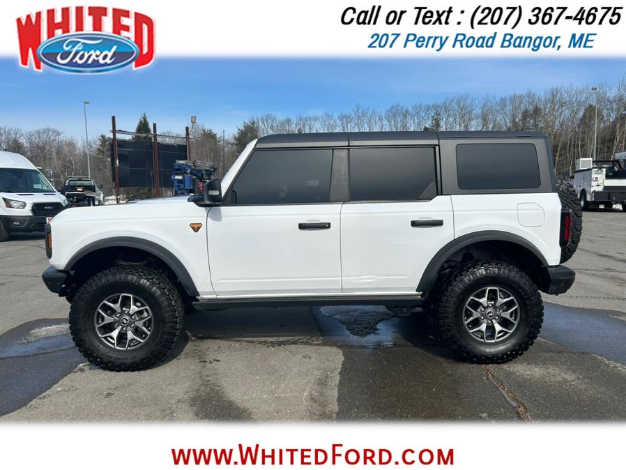 Used 2023 Ford Bronco Badlands with VIN 1FMEE5DP7PLB08616 for sale in Bangor, ME