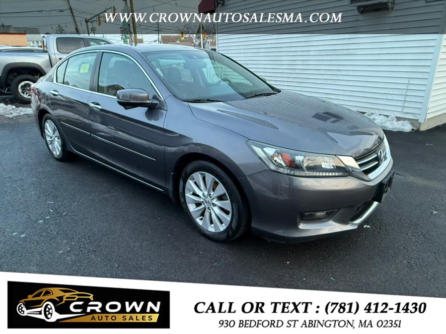 2015 Honda Accord Sedan 4dr I4 CVT EX-L w/Navi, available for sale in Abington, Massachusetts | Crown Auto Sales. Abington, Massachusetts