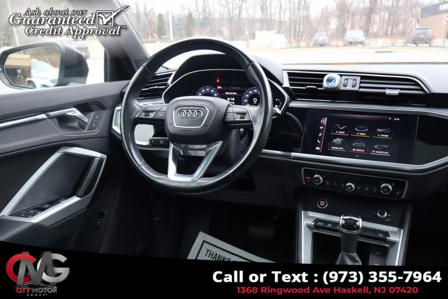 2021 Audi Q3 45 TFSI S line Premium Sport Utility 4D, available for sale in Haskell, New Jersey | City Motor Group Inc.. Haskell, New Jersey 2021 Audi Q3 45 TFSI S line Premium Sport Utility 4D, available for sale in Haskell, New Jersey | City Motor Group Inc.. Haskell, New Jersey