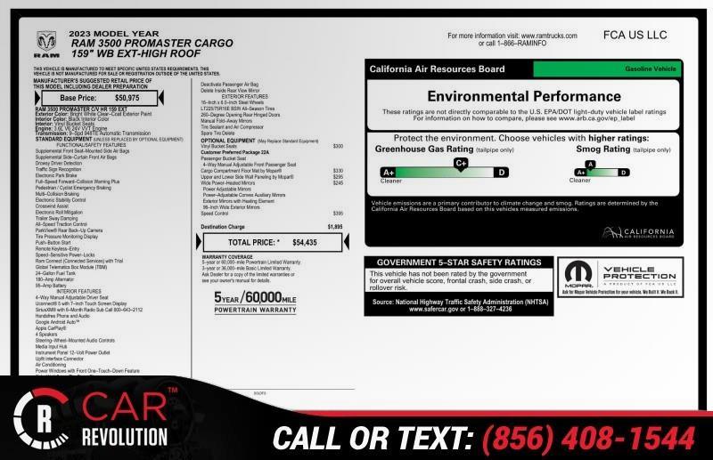2023 Ram Promaster 3500 High Roof EXT, available for sale in Maple Shade, New Jersey | Car Revolution. Maple Shade, New Jersey 2023 Ram Promaster 3500 High Roof EXT, available for sale in Maple Shade, New Jersey | Car Revolution. Maple Shade, New Jersey