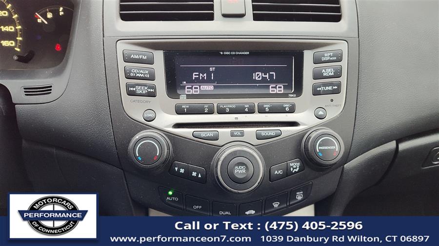 2006 Honda Accord Sdn EX-L V6 AT, available for sale in Wilton, Connecticut | Performance Motor Cars Of Connecticut LLC. Wilton, Connecticut 2006 Honda Accord Sdn EX-L V6 AT, available for sale in Wilton, Connecticut | Performance Motor Cars Of Connecticut LLC. Wilton, Connecticut