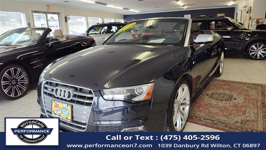 2016 Audi S5 2dr Cabriolet Premium Plus, available for sale in Wilton, Connecticut | Performance Motor Cars Of Connecticut LLC. Wilton, Connecticut 2016 Audi S5 2dr Cabriolet Premium Plus, available for sale in Wilton, Connecticut | Performance Motor Cars Of Connecticut LLC. Wilton, Connecticut