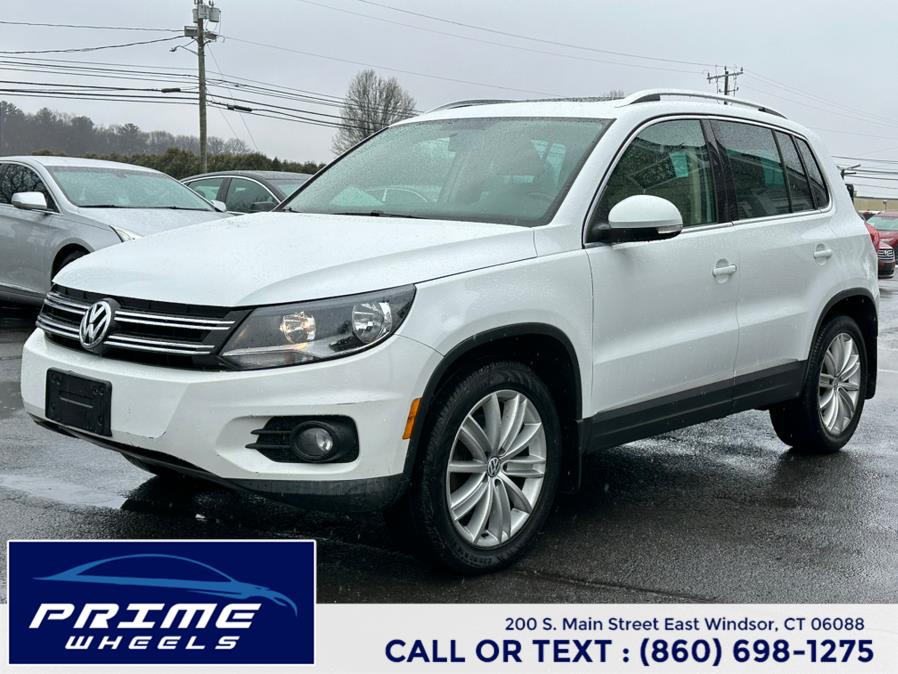 2014 Volkswagen Tiguan 4MOTION 4dr Auto SE w/Appearance, available for sale in East Windsor, Connecticut | Prime Wheels. East Windsor, Connecticut 2014 Volkswagen Tiguan 4MOTION 4dr Auto SE w/Appearance, available for sale in East Windsor, Connecticut | Prime Wheels. East Windsor, Connecticut