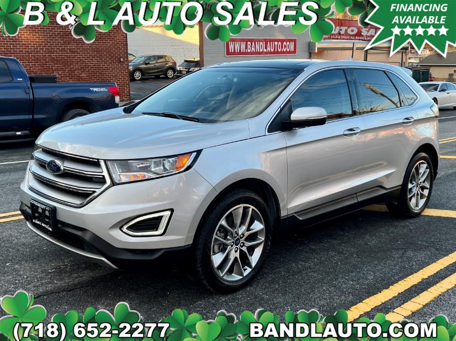2018 Ford Edge Titanium FWD, available for sale in Bronx, New York | B & L Auto Sales LLC. Bronx, New York 2018 Ford Edge Titanium FWD, available for sale in Bronx, New York | B & L Auto Sales LLC. Bronx, New York