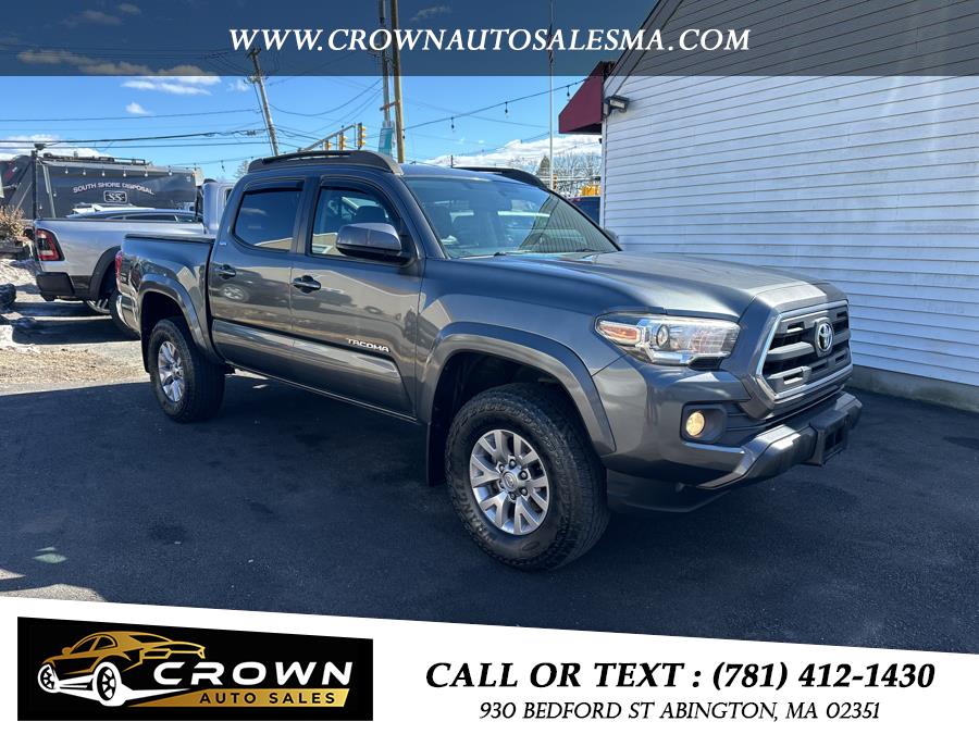 2017 Toyota Tacoma SR5 Double Cab 5'' Bed V6 4x4 AT (Natl), available for sale in Abington, Massachusetts | Crown Auto Sales. Abington, Massachusetts 2017 Toyota Tacoma SR5 Double Cab 5'' Bed V6 4x4 AT (Natl), available for sale in Abington, Massachusetts | Crown Auto Sales. Abington, Massachusetts