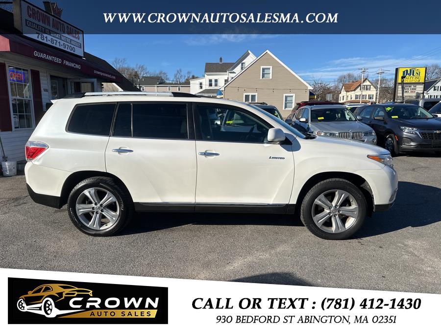 2013 Toyota Highlander 4WD 4dr V6 Limited (Natl), available for sale in Abington, Massachusetts | Crown Auto Sales. Abington, Massachusetts 2013 Toyota Highlander 4WD 4dr V6 Limited (Natl), available for sale in Abington, Massachusetts | Crown Auto Sales. Abington, Massachusetts