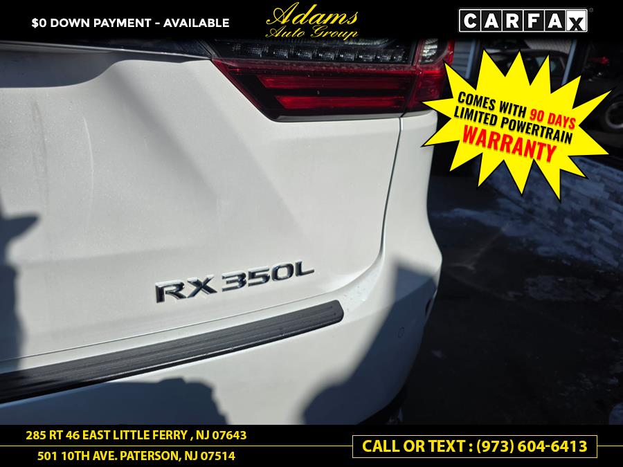 2018 Lexus RX RX 350L Luxury AWD, available for sale in Paterson, New Jersey | Adams Auto Group. Paterson, New Jersey 2018 Lexus RX RX 350L Luxury AWD, available for sale in Paterson, New Jersey | Adams Auto Group. Paterson, New Jersey