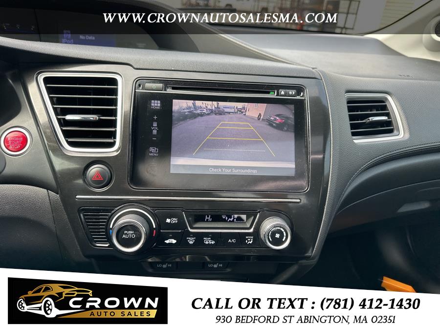 2014 Honda Civic Sedan 4dr CVT EX-L w/Navi, available for sale in Abington, Massachusetts | Crown Auto Sales. Abington, Massachusetts 2014 Honda Civic Sedan 4dr CVT EX-L w/Navi, available for sale in Abington, Massachusetts | Crown Auto Sales. Abington, Massachusetts
