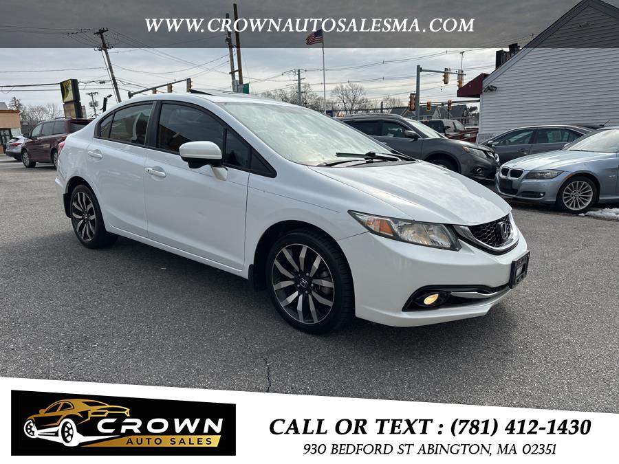 2014 Honda Civic Sedan 4dr CVT EX-L w/Navi, available for sale in Abington, Massachusetts | Crown Auto Sales. Abington, Massachusetts 2014 Honda Civic Sedan 4dr CVT EX-L w/Navi, available for sale in Abington, Massachusetts | Crown Auto Sales. Abington, Massachusetts