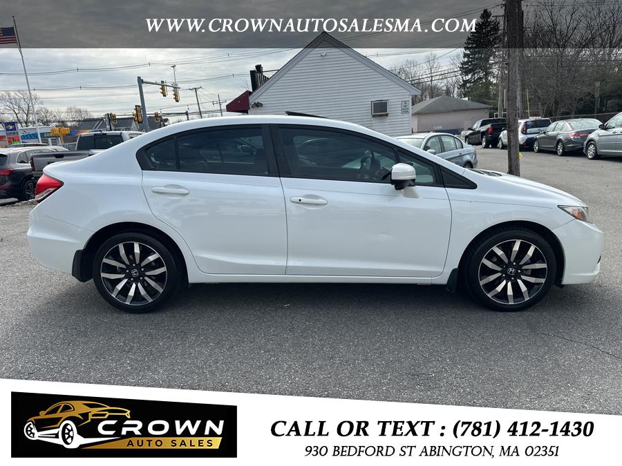 2014 Honda Civic Sedan 4dr CVT EX-L w/Navi, available for sale in Abington, Massachusetts | Crown Auto Sales. Abington, Massachusetts 2014 Honda Civic Sedan 4dr CVT EX-L w/Navi, available for sale in Abington, Massachusetts | Crown Auto Sales. Abington, Massachusetts