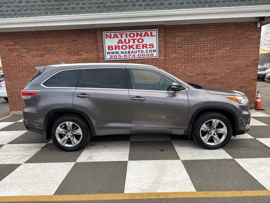 2015 Toyota Highlander AWD 4dr V6 Limited, available for sale in Waterbury, Connecticut | National Auto Brokers, Inc.. Waterbury, Connecticut 2015 Toyota Highlander AWD 4dr V6 Limited, available for sale in Waterbury, Connecticut | National Auto Brokers, Inc.. Waterbury, Connecticut