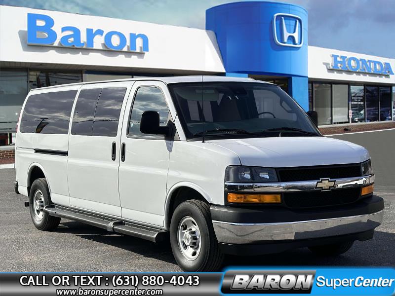 Used 2023 Chevrolet Express Passenger in Patchogue, New York | Baron Supercenter. Patchogue, New York