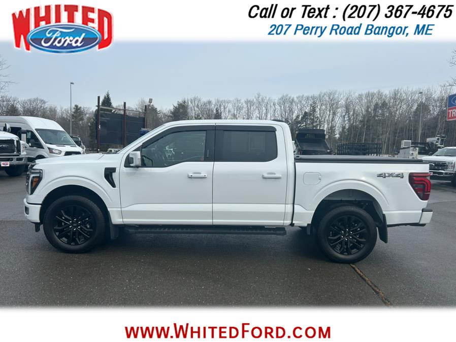 Used 2024 Ford F-150 Lariat with VIN 1FTFW5L87RFB33159 for sale in Bangor, ME