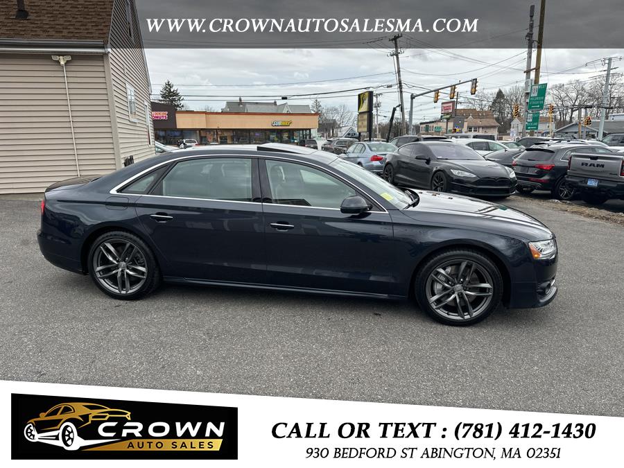 2016 Audi A8 L 4dr Sdn 4.0T Sport, available for sale in Abington, Massachusetts | Crown Auto Sales. Abington, Massachusetts 2016 Audi A8 L 4dr Sdn 4.0T Sport, available for sale in Abington, Massachusetts | Crown Auto Sales. Abington, Massachusetts