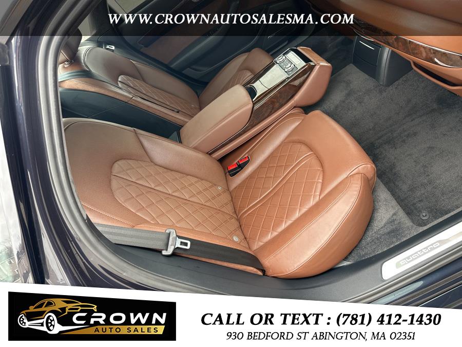 2016 Audi A8 L 4dr Sdn 4.0T Sport, available for sale in Abington, Massachusetts | Crown Auto Sales. Abington, Massachusetts 2016 Audi A8 L 4dr Sdn 4.0T Sport, available for sale in Abington, Massachusetts | Crown Auto Sales. Abington, Massachusetts