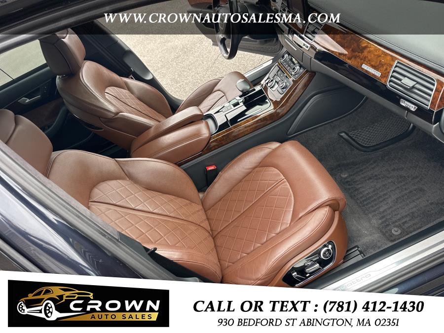 2016 Audi A8 L 4dr Sdn 4.0T Sport, available for sale in Abington, Massachusetts | Crown Auto Sales. Abington, Massachusetts 2016 Audi A8 L 4dr Sdn 4.0T Sport, available for sale in Abington, Massachusetts | Crown Auto Sales. Abington, Massachusetts