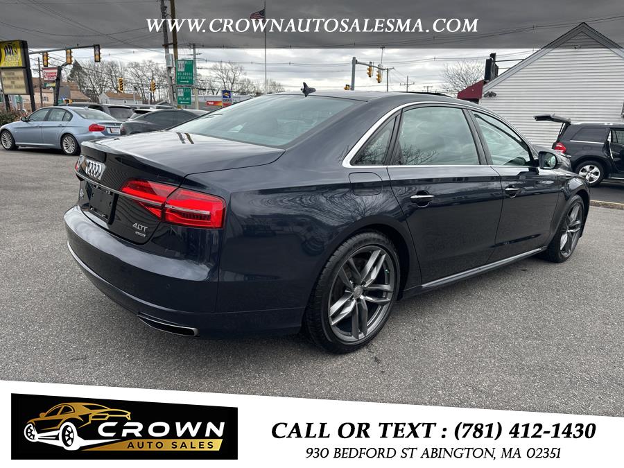 2016 Audi A8 L 4dr Sdn 4.0T Sport, available for sale in Abington, Massachusetts | Crown Auto Sales. Abington, Massachusetts 2016 Audi A8 L 4dr Sdn 4.0T Sport, available for sale in Abington, Massachusetts | Crown Auto Sales. Abington, Massachusetts