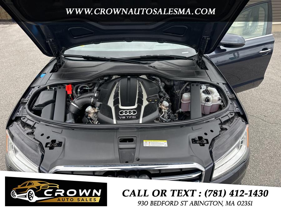 2016 Audi A8 L 4dr Sdn 4.0T Sport, available for sale in Abington, Massachusetts | Crown Auto Sales. Abington, Massachusetts 2016 Audi A8 L 4dr Sdn 4.0T Sport, available for sale in Abington, Massachusetts | Crown Auto Sales. Abington, Massachusetts