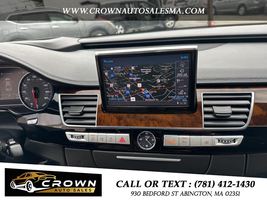 2016 Audi A8 L 4dr Sdn 4.0T Sport, available for sale in Abington, Massachusetts | Crown Auto Sales. Abington, Massachusetts 2016 Audi A8 L 4dr Sdn 4.0T Sport, available for sale in Abington, Massachusetts | Crown Auto Sales. Abington, Massachusetts