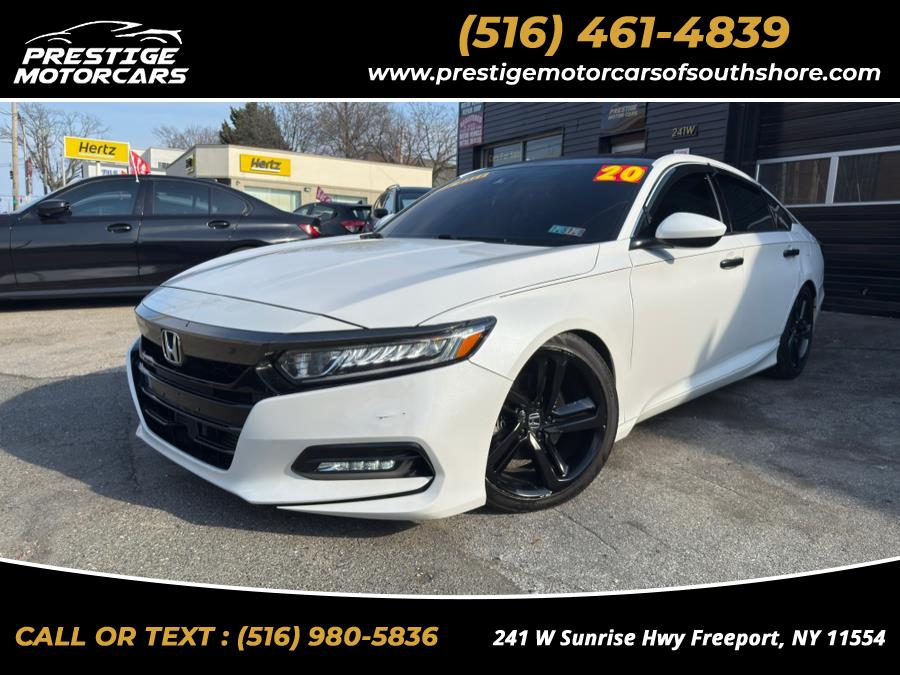 2020 Honda Accord Sedan Sport 1.5T CVT, available for sale in Freeport, New York | Prestige Motor Cars. Freeport, New York