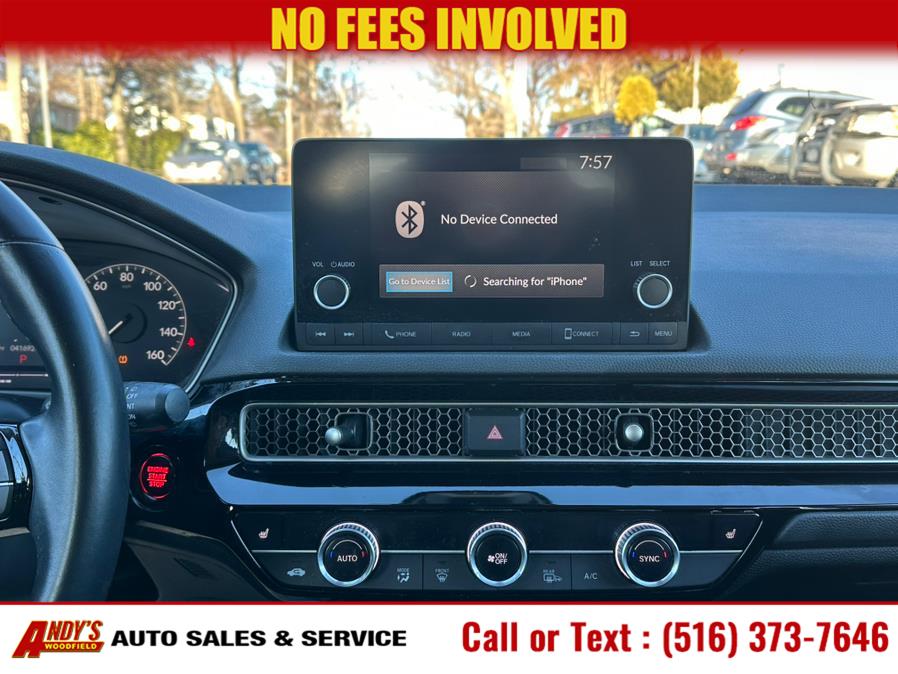 2022 Honda Civic Hatchback EX-L CVT, available for sale in West Hempstead, New York | Andy's Woodfield. West Hempstead, New York 2022 Honda Civic Hatchback EX-L CVT, available for sale in West Hempstead, New York | Andy's Woodfield. West Hempstead, New York