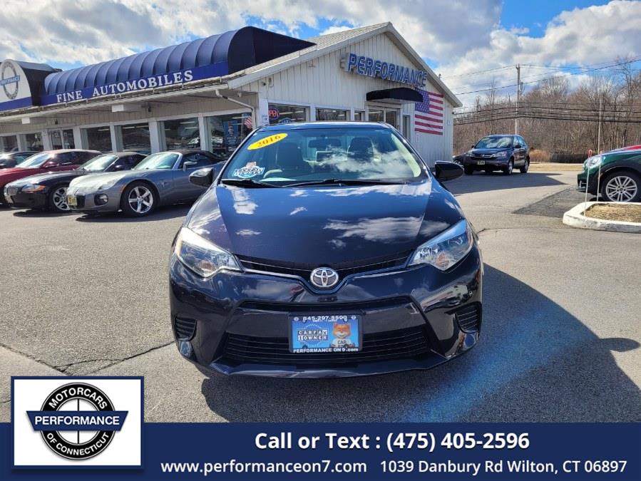 2016 Toyota Corolla 4dr Sdn CVT LE (Natl), available for sale in Wilton, Connecticut | Performance Motor Cars Of Connecticut LLC. Wilton, Connecticut 2016 Toyota Corolla 4dr Sdn CVT LE (Natl), available for sale in Wilton, Connecticut | Performance Motor Cars Of Connecticut LLC. Wilton, Connecticut