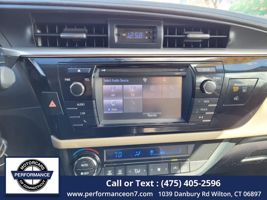 2016 Toyota Corolla 4dr Sdn CVT LE (Natl), available for sale in Wilton, Connecticut | Performance Motor Cars Of Connecticut LLC. Wilton, Connecticut 2016 Toyota Corolla 4dr Sdn CVT LE (Natl), available for sale in Wilton, Connecticut | Performance Motor Cars Of Connecticut LLC. Wilton, Connecticut
