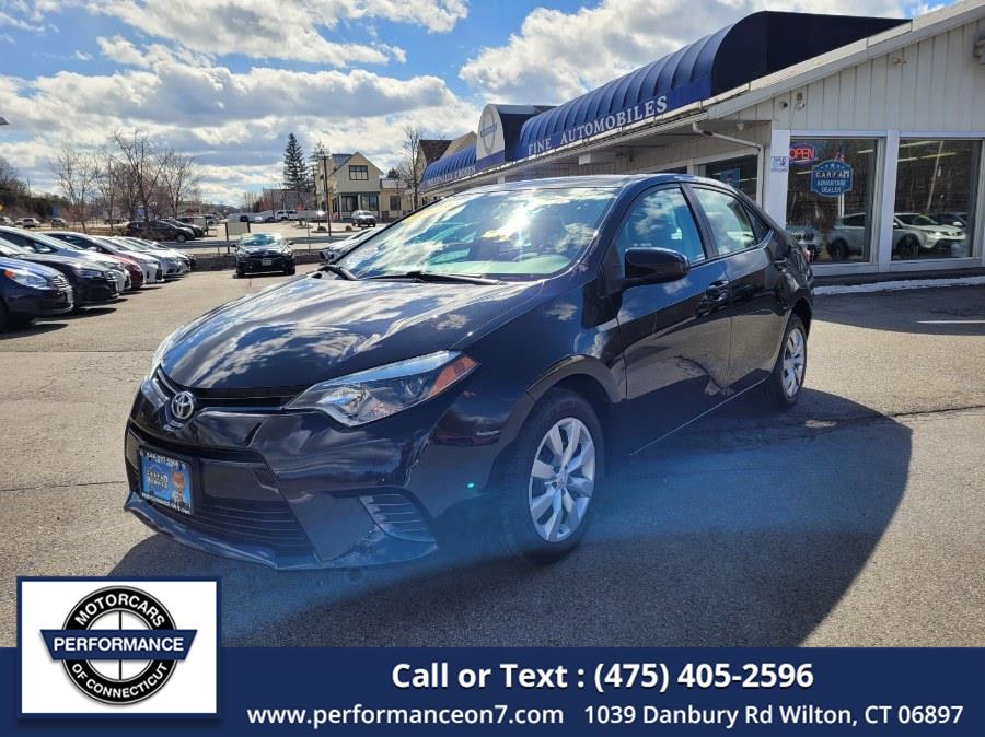 2016 Toyota Corolla 4dr Sdn CVT LE (Natl), available for sale in Wilton, Connecticut | Performance Motor Cars Of Connecticut LLC. Wilton, Connecticut 2016 Toyota Corolla 4dr Sdn CVT LE (Natl), available for sale in Wilton, Connecticut | Performance Motor Cars Of Connecticut LLC. Wilton, Connecticut