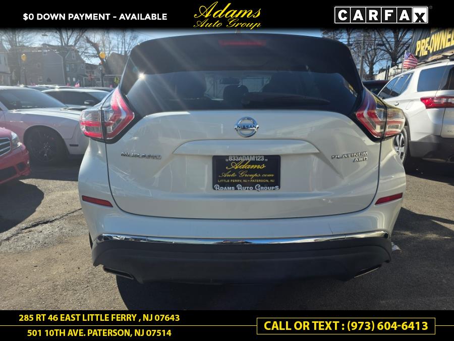 2018 Nissan Murano AWD Platinum, available for sale in Paterson, New Jersey | Adams Auto Group. Paterson, New Jersey 2018 Nissan Murano AWD Platinum, available for sale in Paterson, New Jersey | Adams Auto Group. Paterson, New Jersey