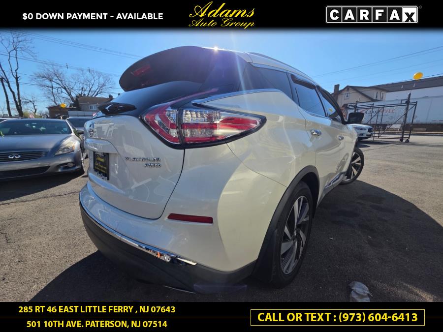 2018 Nissan Murano AWD Platinum, available for sale in Paterson, New Jersey | Adams Auto Group. Paterson, New Jersey 2018 Nissan Murano AWD Platinum, available for sale in Paterson, New Jersey | Adams Auto Group. Paterson, New Jersey
