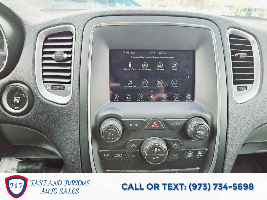 2019 Dodge Durango SXT Sport Utility 4D, available for sale in Newark, New Jersey | Fast and Furious Auto Sales. Newark, New Jersey 2019 Dodge Durango SXT Sport Utility 4D, available for sale in Newark, New Jersey | Fast and Furious Auto Sales. Newark, New Jersey