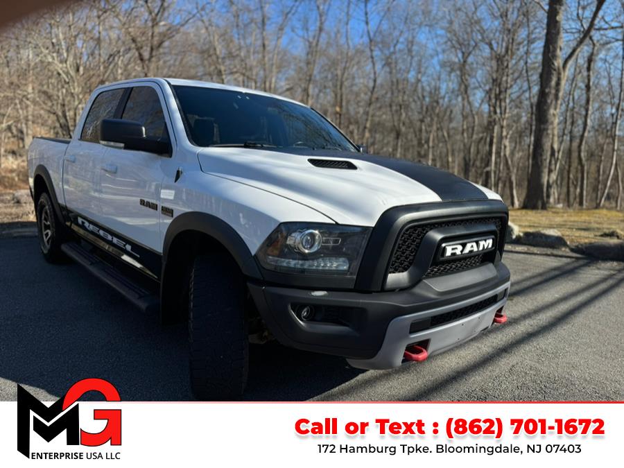 2017 Ram 1500 Rebel 4x4 Crew Cab 5''7" Box, available for sale in Bloomingdale, New Jersey | MG Enterprise USA. Bloomingdale, New Jersey 2017 Ram 1500 Rebel 4x4 Crew Cab 5''7" Box, available for sale in Bloomingdale, New Jersey | MG Enterprise USA. Bloomingdale, New Jersey