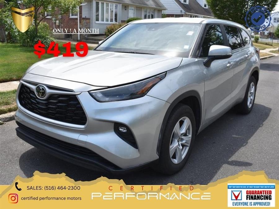 2023 Toyota Highlander L, available for sale in Valley Stream, New York | Certified Performance Motors. Valley Stream, New York