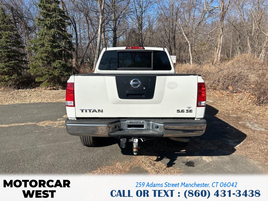 2008 Nissan Titan 4WD Crew Cab SWB SE, available for sale in Manchester, Connecticut | Motorcar West. Manchester, Connecticut 2008 Nissan Titan 4WD Crew Cab SWB SE, available for sale in Manchester, Connecticut | Motorcar West. Manchester, Connecticut