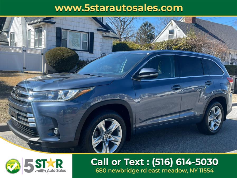 2019 Toyota Highlander Limited V6 AWD (Natl), available for sale in East Meadow, New York | 5 Star Auto Sales Inc. East Meadow, New York 2019 Toyota Highlander Limited V6 AWD (Natl), available for sale in East Meadow, New York | 5 Star Auto Sales Inc. East Meadow, New York