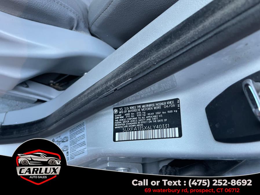 2006 BMW X5 X5 4dr AWD 3.0i, available for sale in Prospect, Connecticut | Carlux Auto Sales & Service LLC. Prospect, Connecticut 2006 BMW X5 X5 4dr AWD 3.0i, available for sale in Prospect, Connecticut | Carlux Auto Sales & Service LLC. Prospect, Connecticut