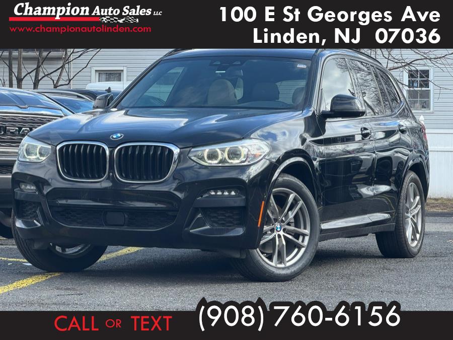 2020 BMW X3 xDrive30i Sports Activity Vehicle, available for sale in Linden, New Jersey | Champion Auto Sales. Linden, New Jersey